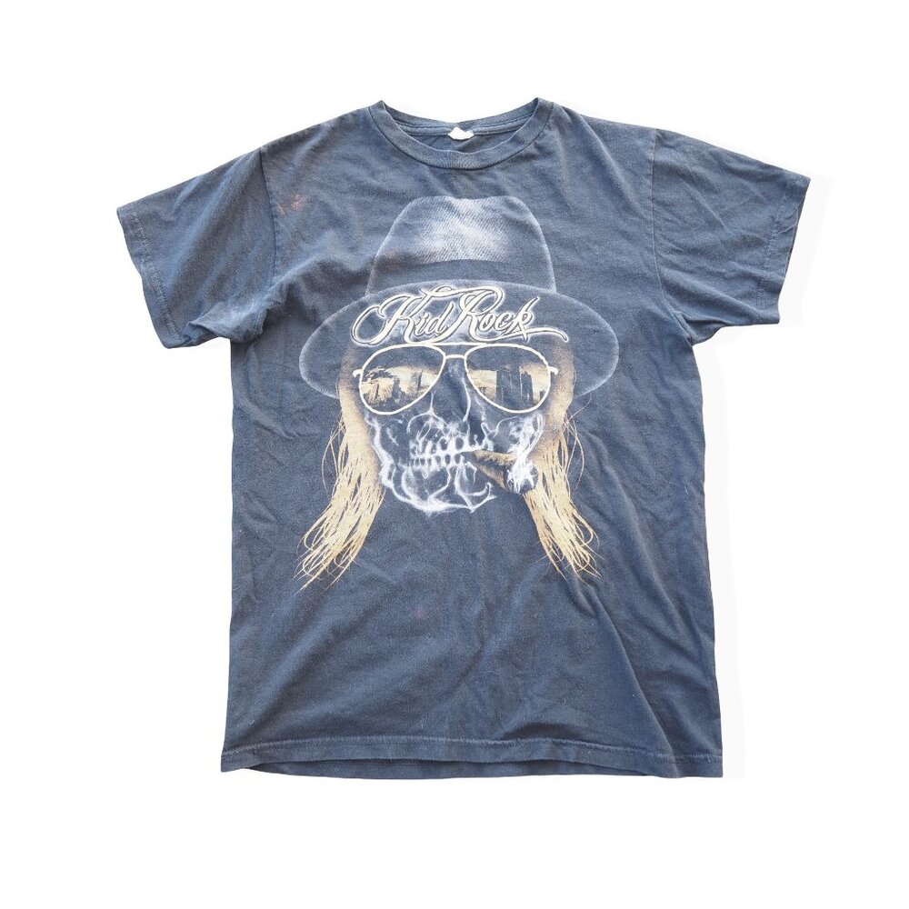 Kid Rock‎ 2011 'Born Free' Double Sided Tour T-Shirt Women's M Stained
